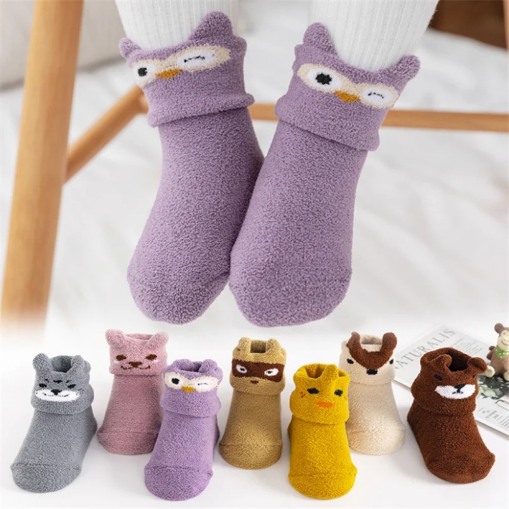Unisex Baby Socks Non Slip - 1PCS Gray Silicone Non-Slip Baby Sock