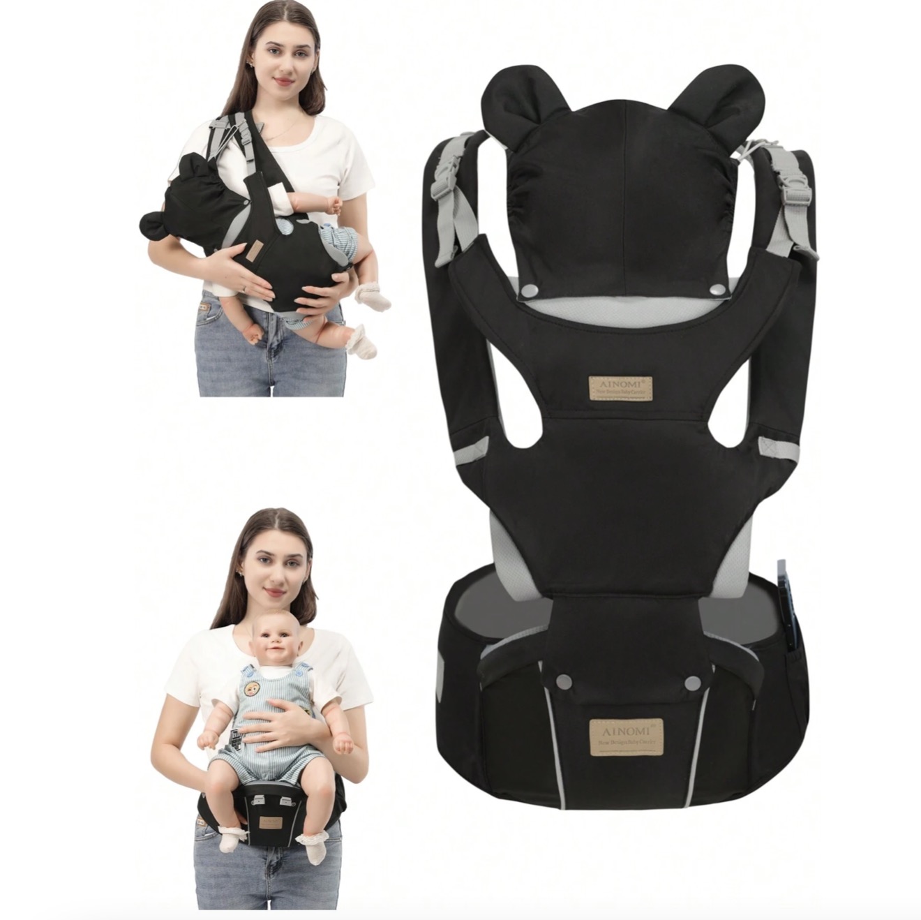 Baby Carrier, 6-in-1 Baby Carr - Ergonomic Baby Carrier Newborn To Toddler 评论和价格
