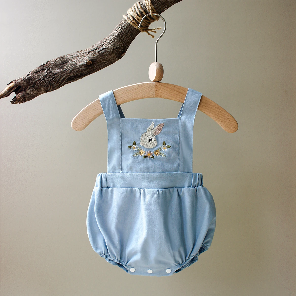 Summer Newborn Baby Girls Romp - Baby Summer Linen Sleeveless Jumpsuit 评论和价格