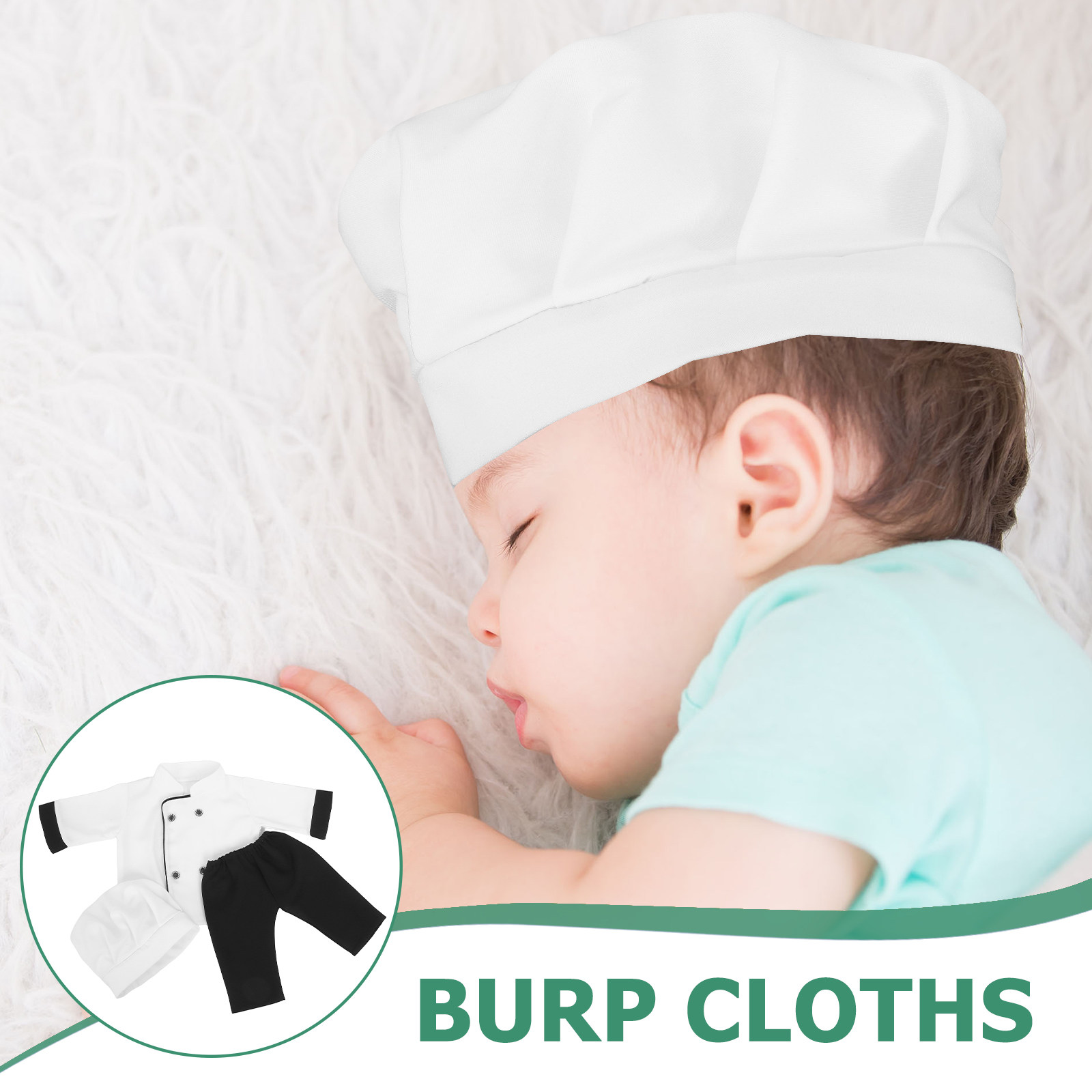 1Set Infant Chef Costume for B - Infant Photography Props Outfit 评论和价格