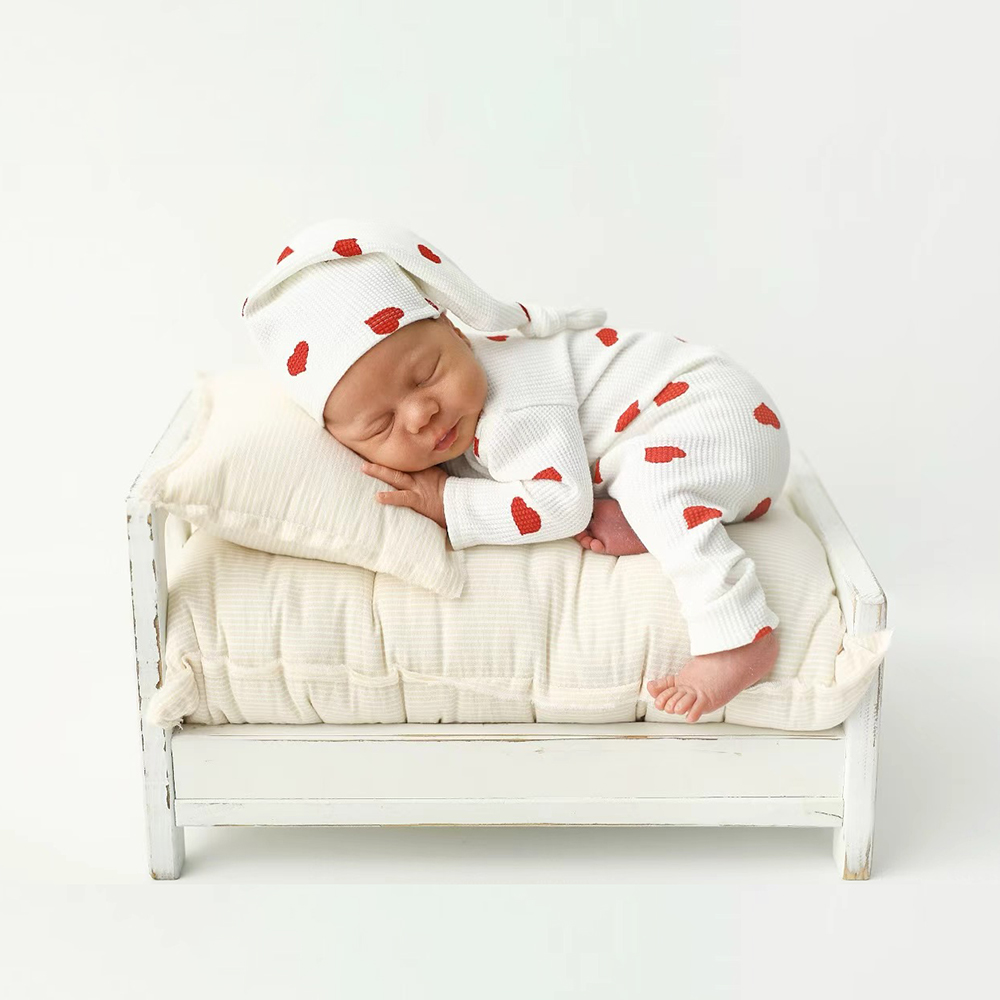 Heart Theme Newborn Photograph - Infant Photography Props Outfit 评论和价格