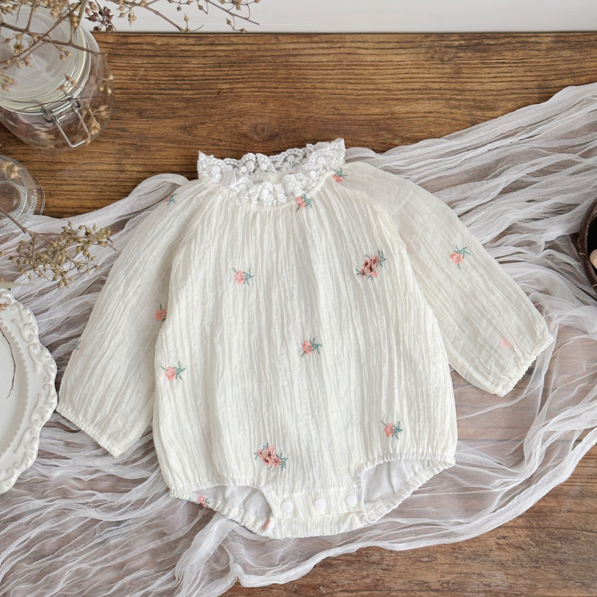Summer Newborn Baby 0-18M Girl - Newborn Baby Girl Romper Floral 评论和价格