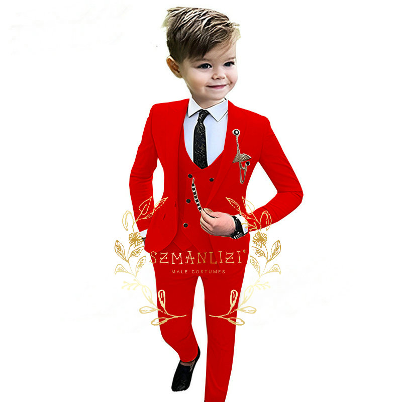 Kids Boys Beige Blazer Vest Pa - Baby Boy Suit Set Baptism 评论和价格