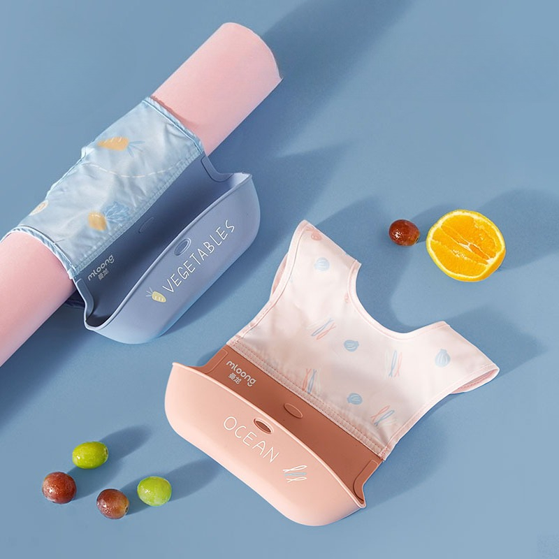 Children's Waterproof Bib Baby - Waterproof Baby Bibs Silicone 评论和价格