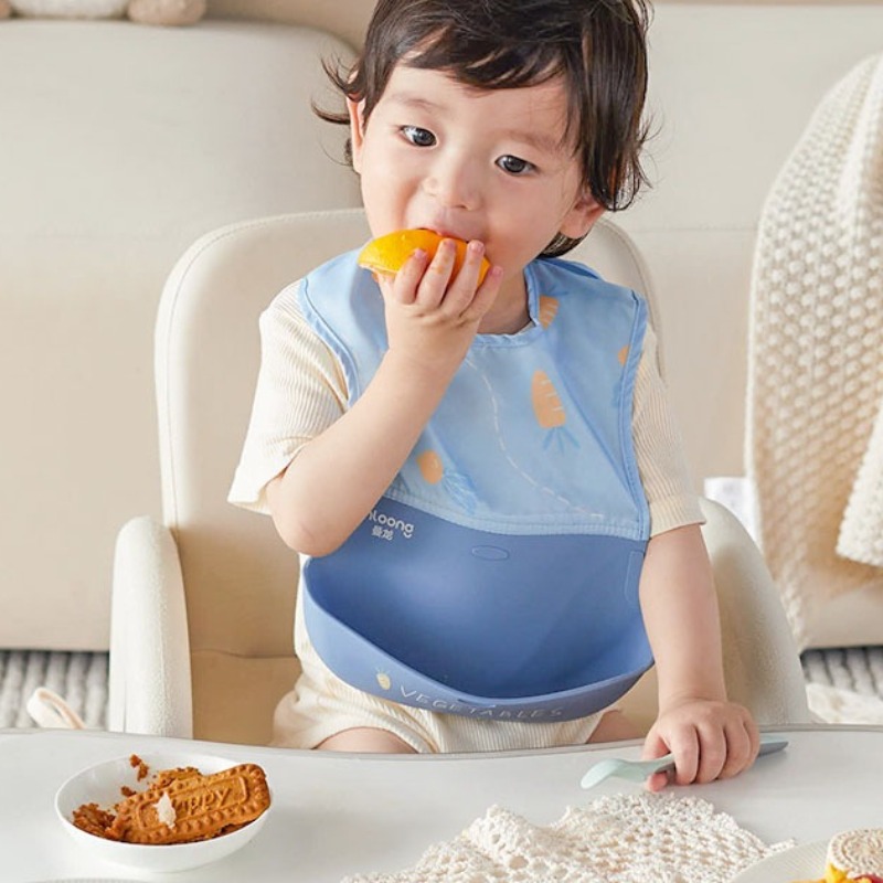 Children's Waterproof Bib Baby - Waterproof Baby Bibs Silicone 评论和价格