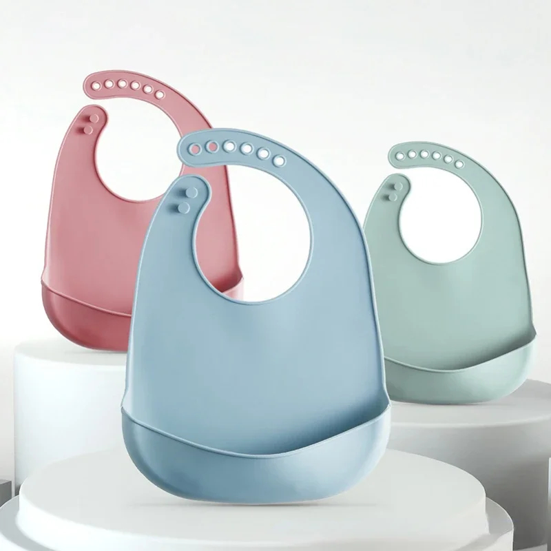 1/3pcs Baby Bib Adjustable Wat - Waterproof Baby Bibs Silicone 评论和价格