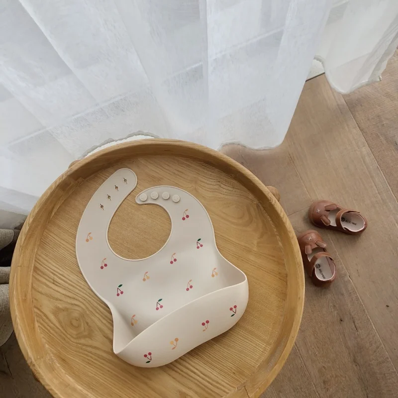 Baby Bibs Ins Style Print Wate - Waterproof Baby Bibs Silicone 评论和价格