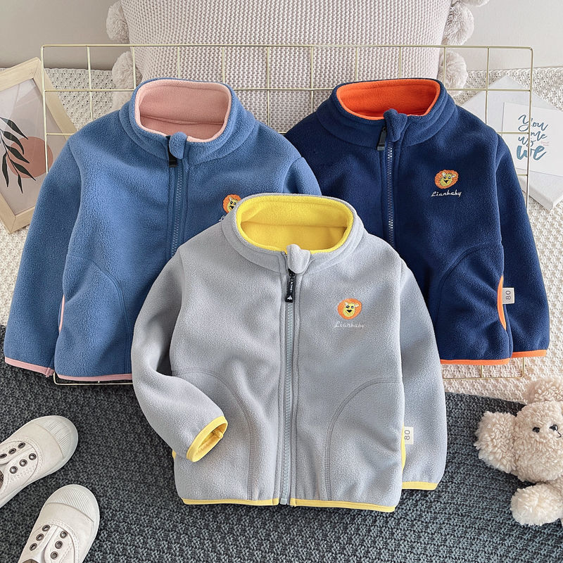 2026 New Children Boys And Gir - Toddler Boy Winter Fleece Jacket 评论和价格