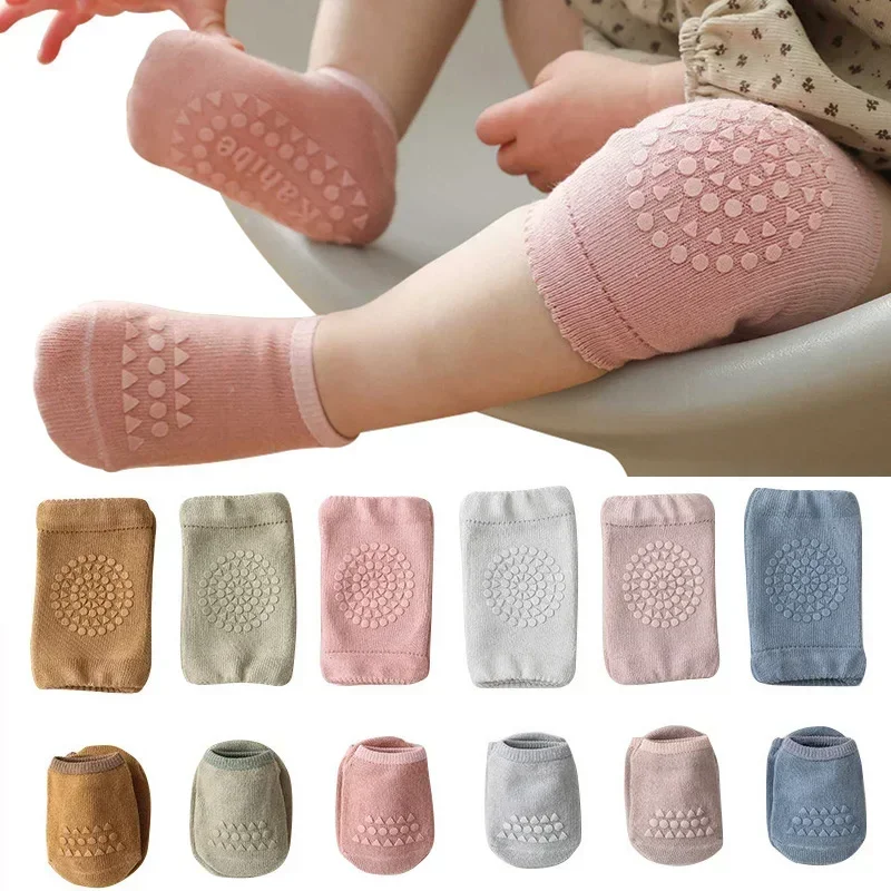 Baby Knee Pads Socks Set for I - Unisex Baby Socks Non Slip 评论和价格