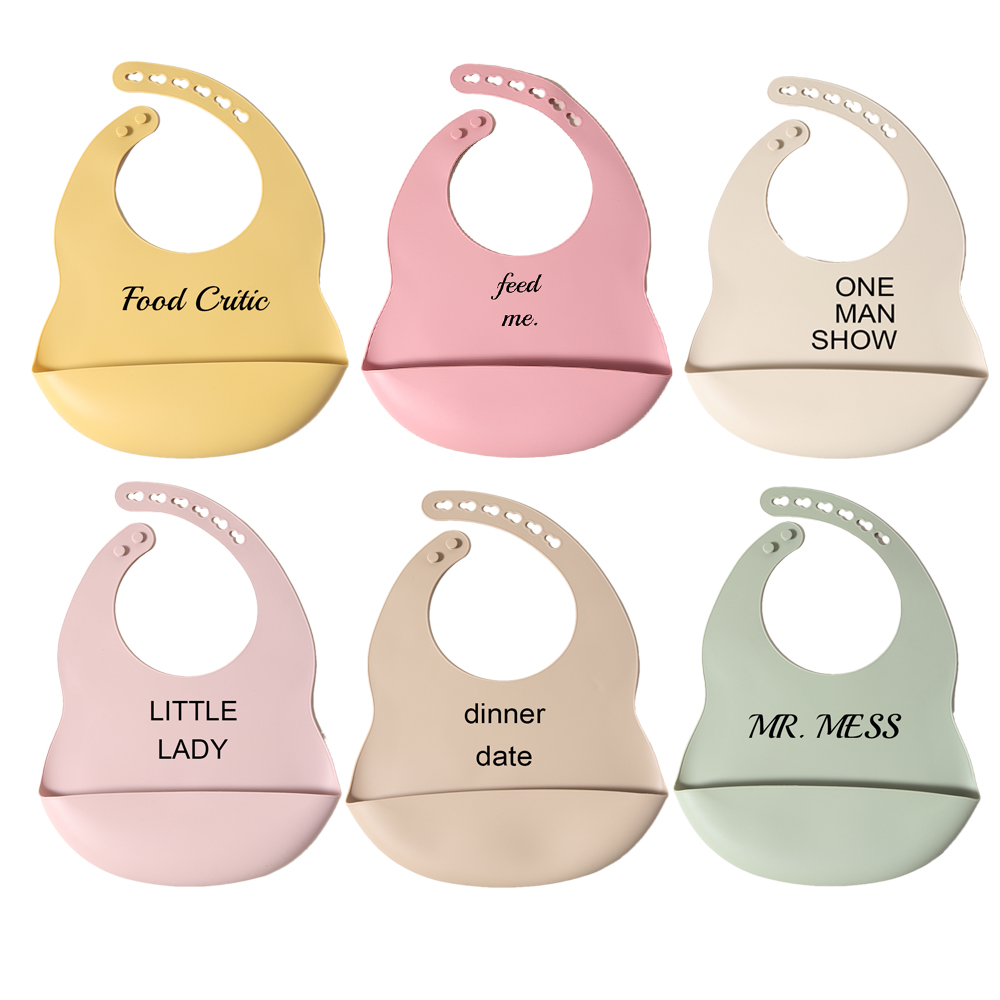 silicone bibs quote message wa - Waterproof Baby Bibs Silicone 评论和价格