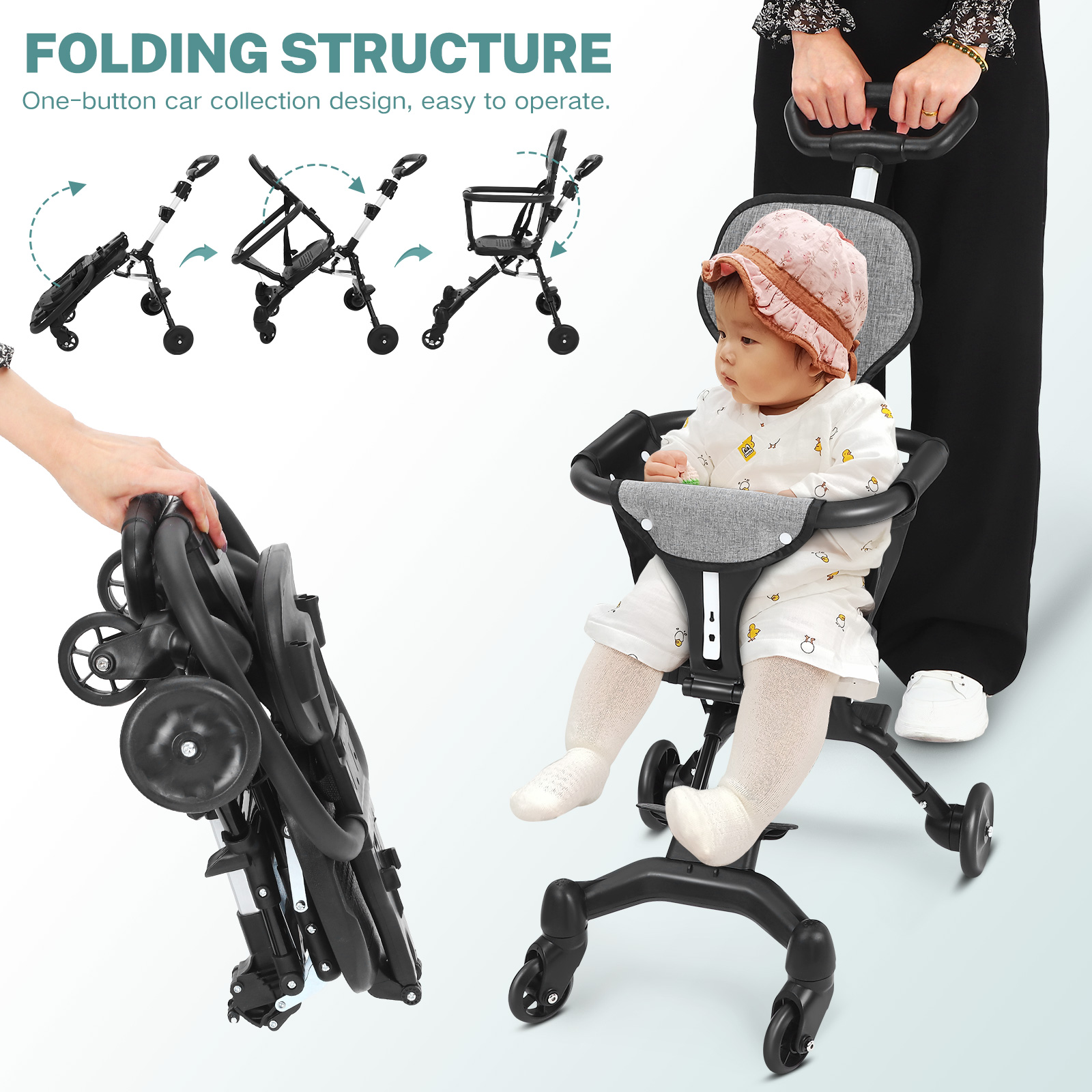 Infant Compact Lightweight Fol - Lightweight Foldable Baby Stroller Compact 评论和价格