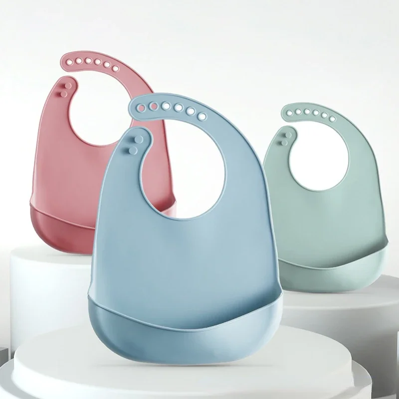 1PCS Silicone Babi Bib Waterpr - Waterproof Baby Bibs Silicone 评论和价格