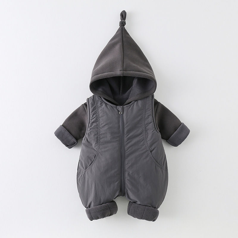Winter Thickened Cotton Baby R - Cotton Baby Onesies Zipper 评论和价格