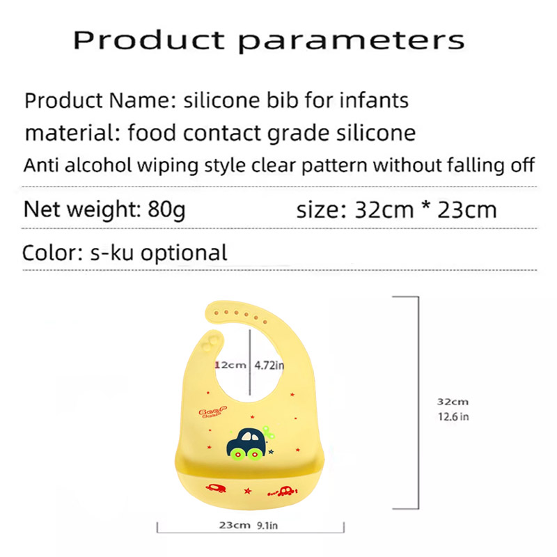 Silicone Baby Feeding Bib Wate - Waterproof Baby Bibs Silicone 评论和价格