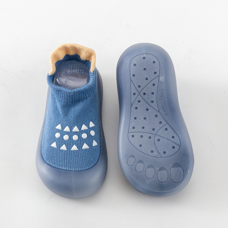 Baby Floor Shoes Blue and Pink - Unisex Baby Socks Non Slip 评论和价格