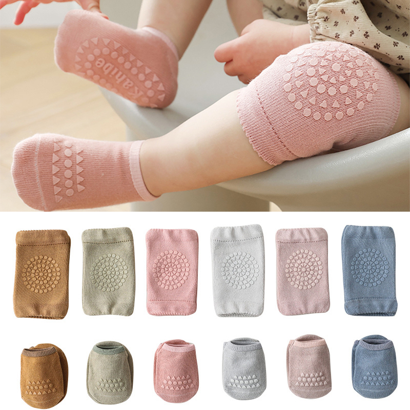 Safety Baby Knee Pads Socks Se - Unisex Baby Socks Non Slip 评论和价格