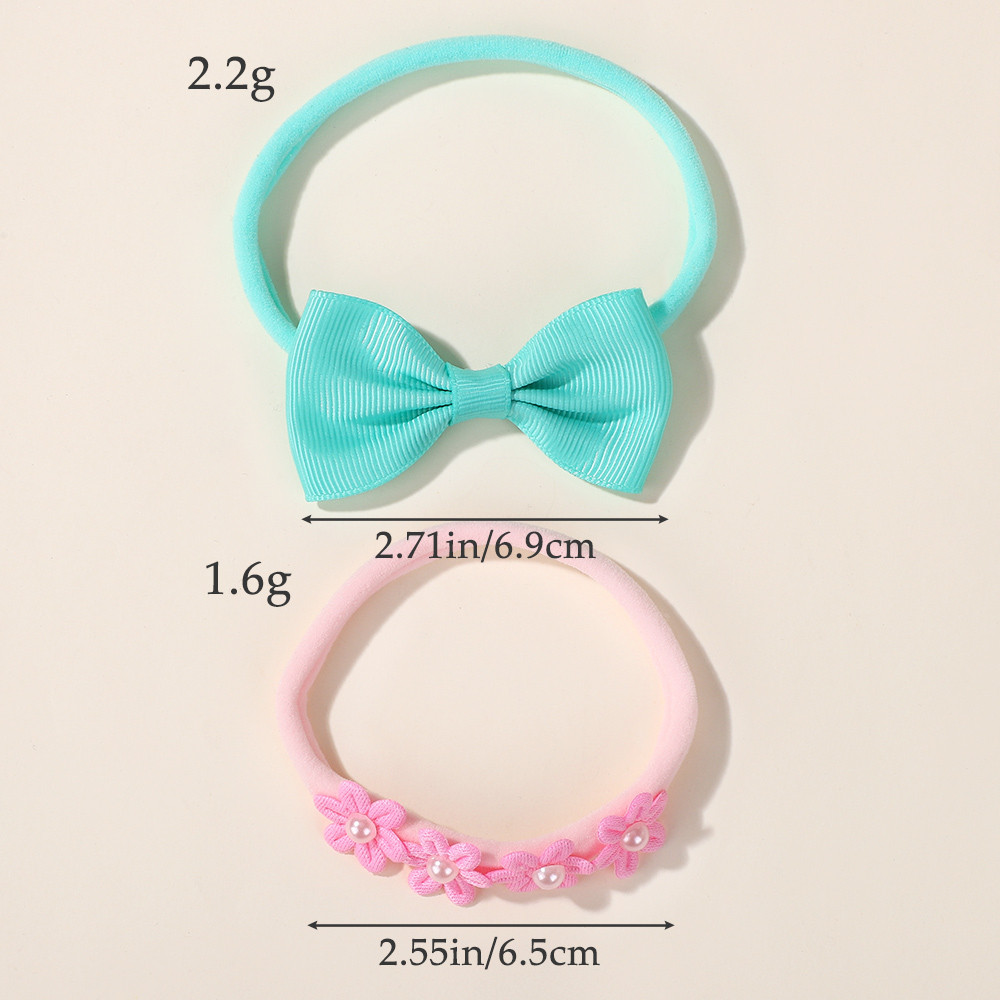 15Pcs Ribbon Bowknot Elastic H - Baby Gear 评论和价格