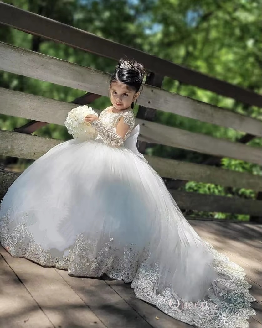 JDY Custom Made Princess Flowe - Toddler Girl Tulle Party Dress 评论和价格