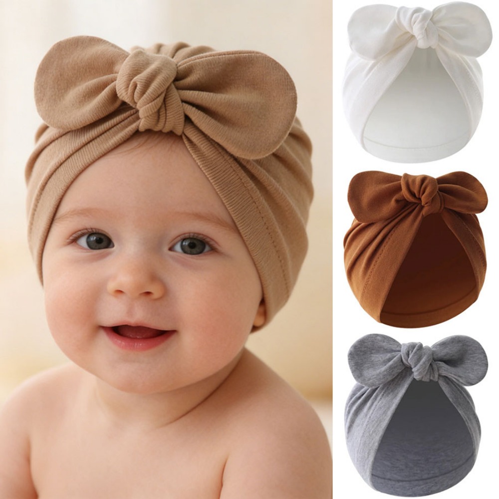 Cute Bunny Ears Baby Turban Ha - Infant Beanie Hat With Ears 评论和价格