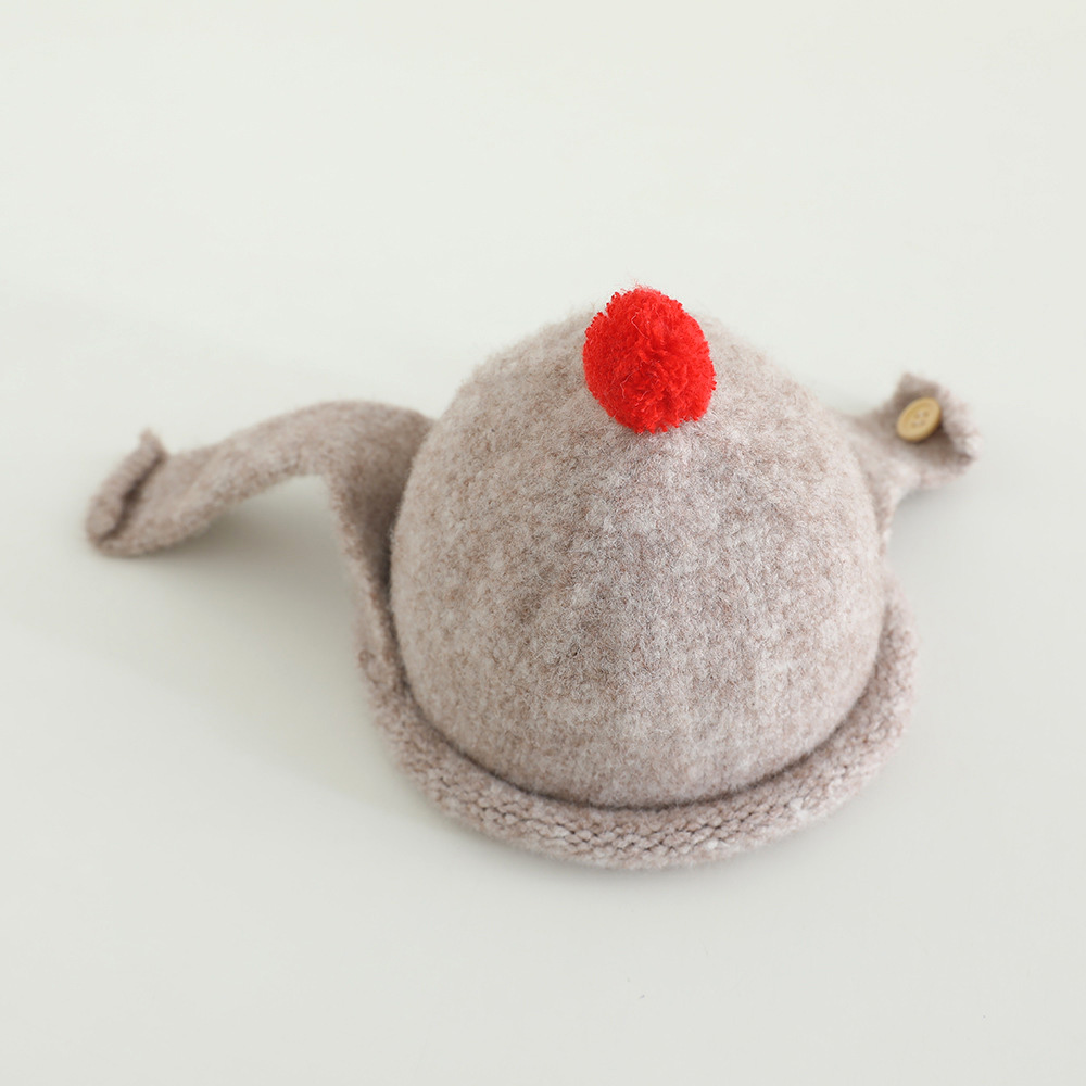 Winter Knitted Baby Earflap Ha - Infant Beanie Hat With Ears 评论和价格