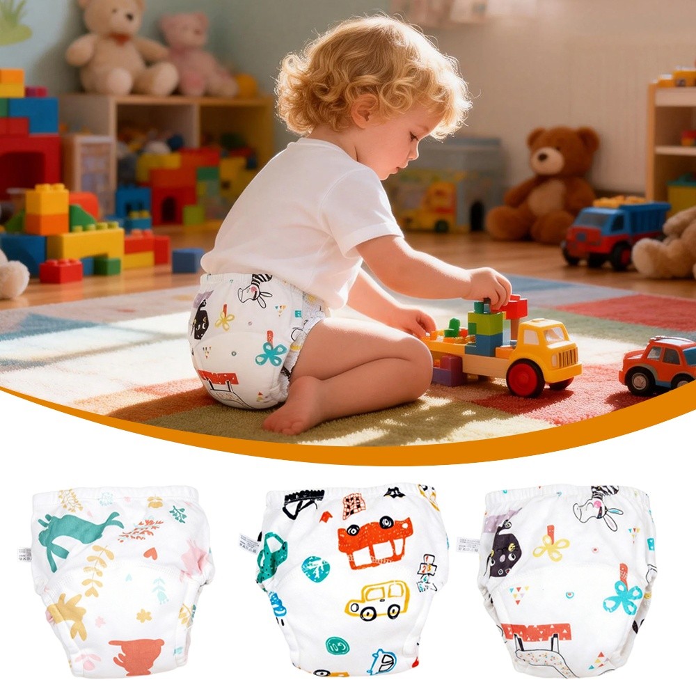 Comfortable Cotton Baby Traini - Toddler Training Pants Leak Proof 评论和价格
