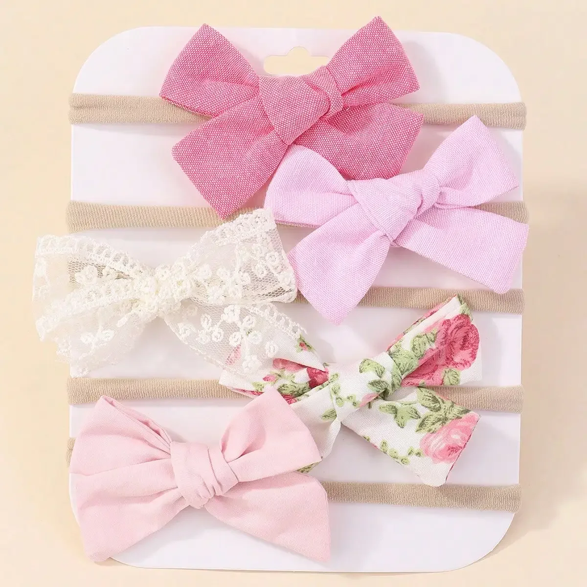5Pcs/Set Baby Elastic Headband - Baby Gear 评论和价格