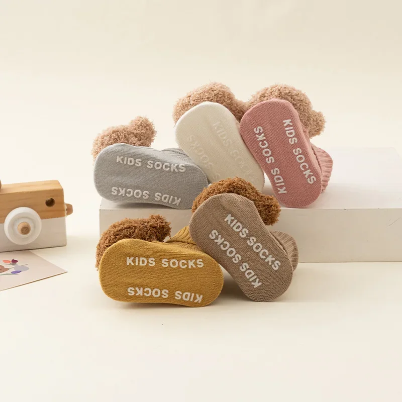 Warm Baby Sock Sweet Cartoon T - Unisex Baby Socks Non Slip 评论和价格