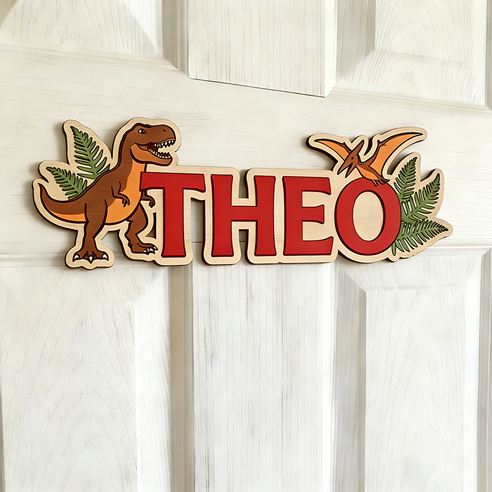 Personalized Dinosaur Name Sig - Nursery 评论和价格