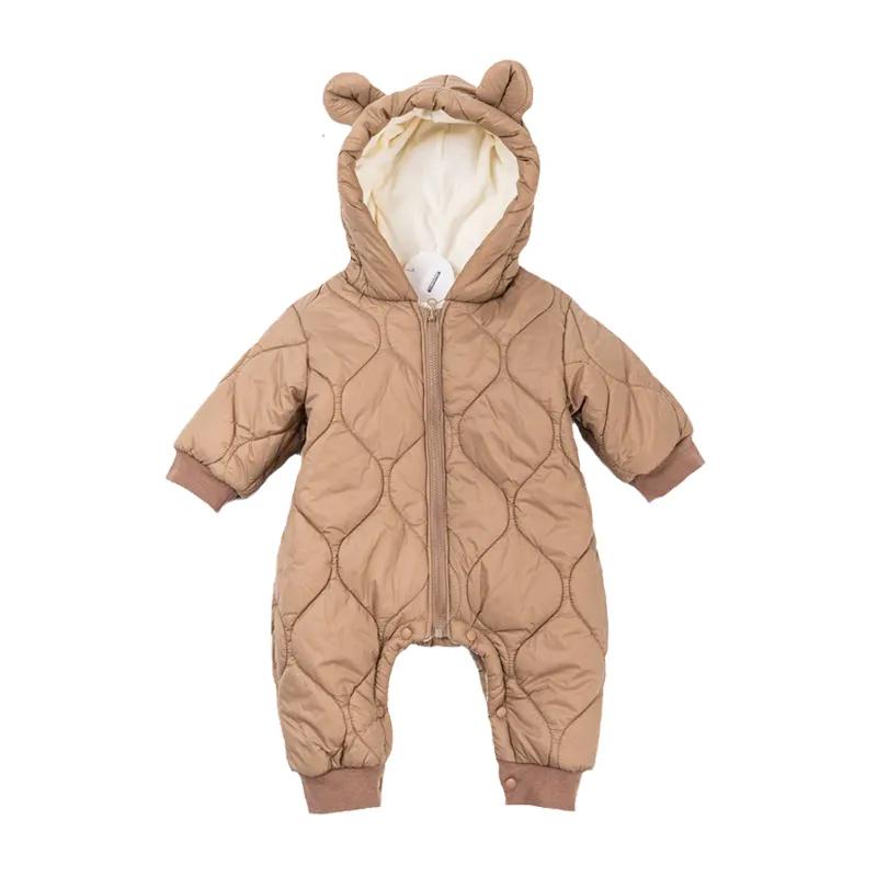 Newborn Baby Romper Winter Thi - Cotton Baby Onesies Zipper 评论和价格