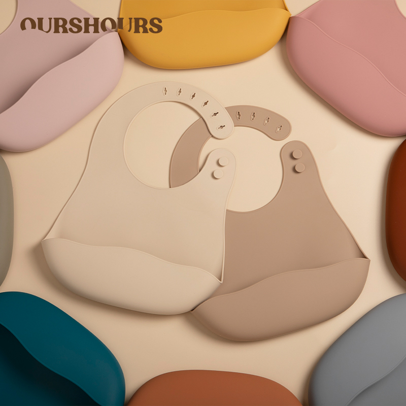 Silicone Baby Bibs BPA Free So - Waterproof Baby Bibs Silicone 评论和价格