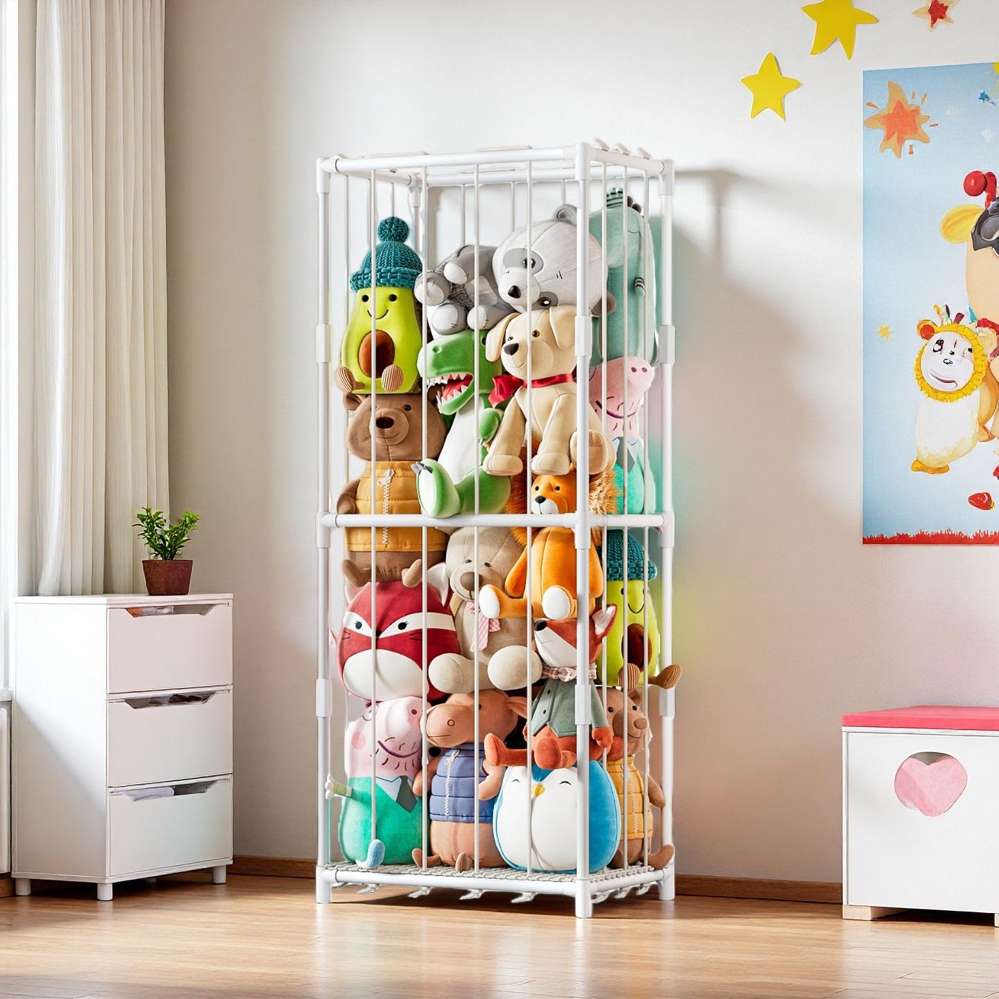 Vertical Stuffed Animal Storag - Nursery 评论和价格