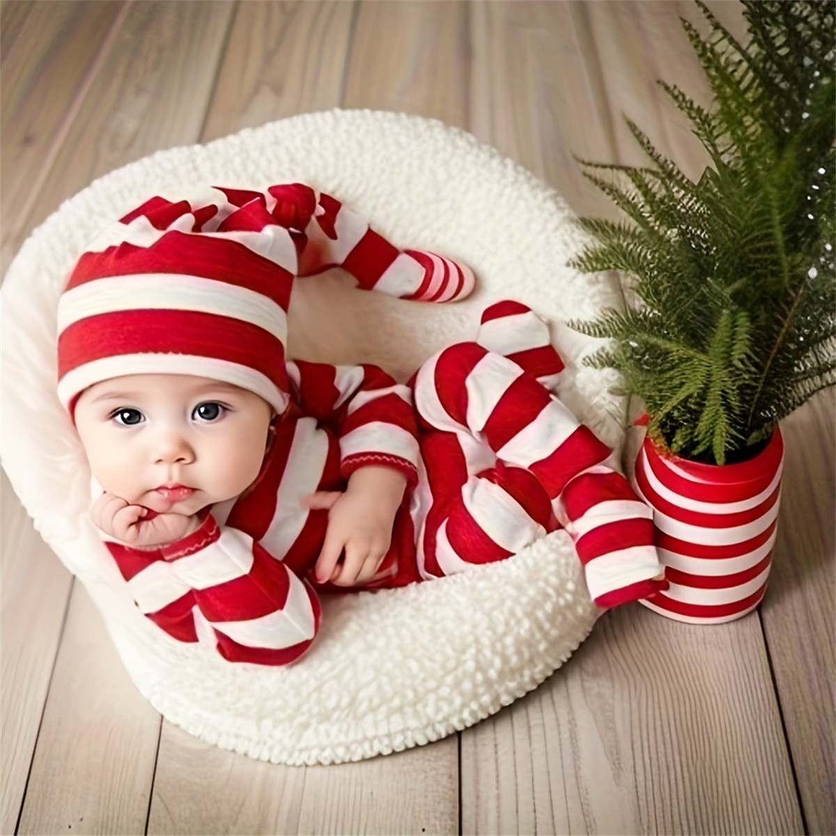Ylsteed Newborn Red Jumpsuit w - Infant Photography Props Outfit 评论和价格