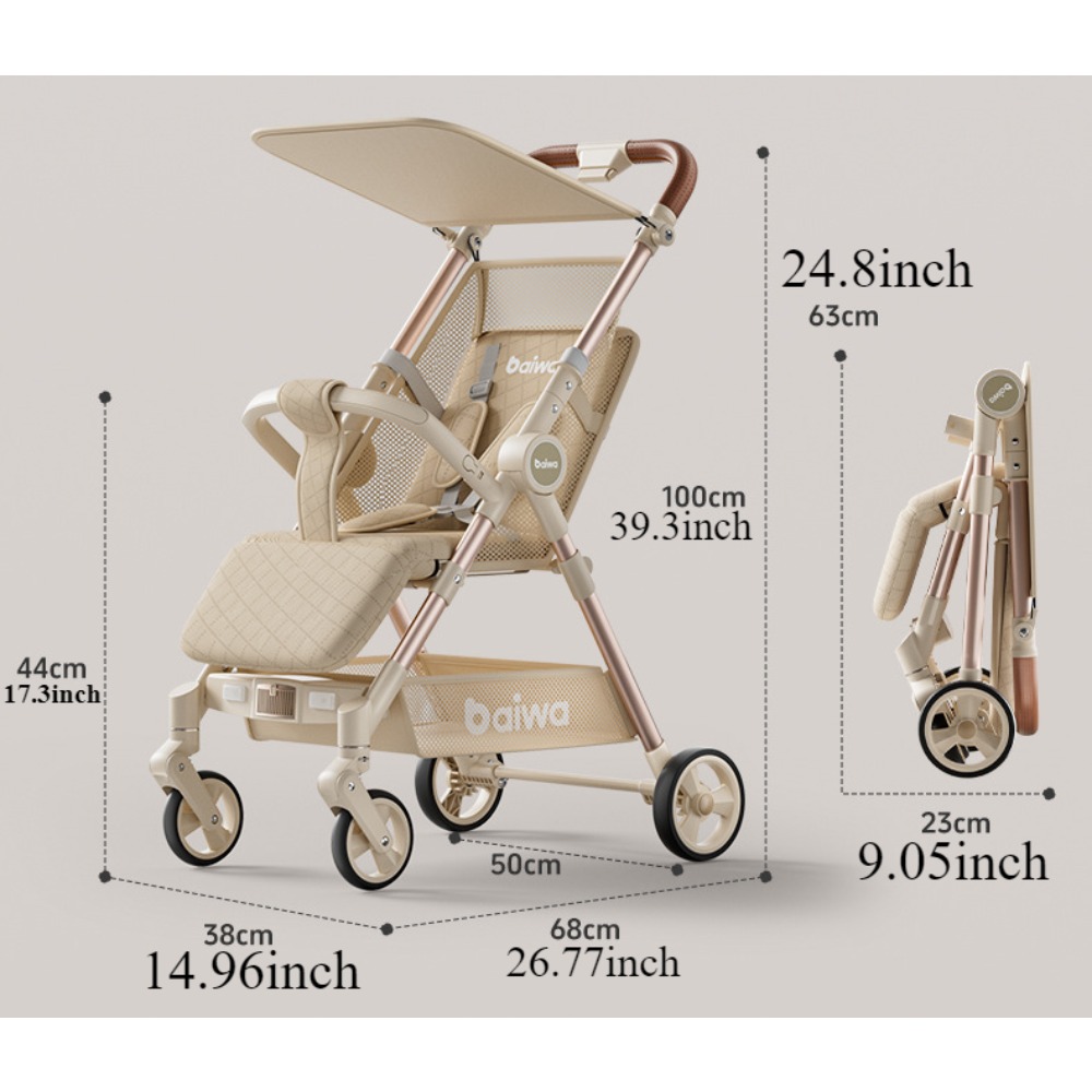 Baby Stroller Foldable Travel  - Lightweight Foldable Baby Stroller Compact 评论和价格