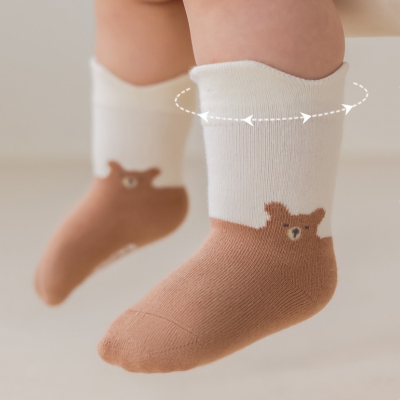 Newborn Baby Floor Socks Carto - Unisex Baby Socks Non Slip 评论和价格