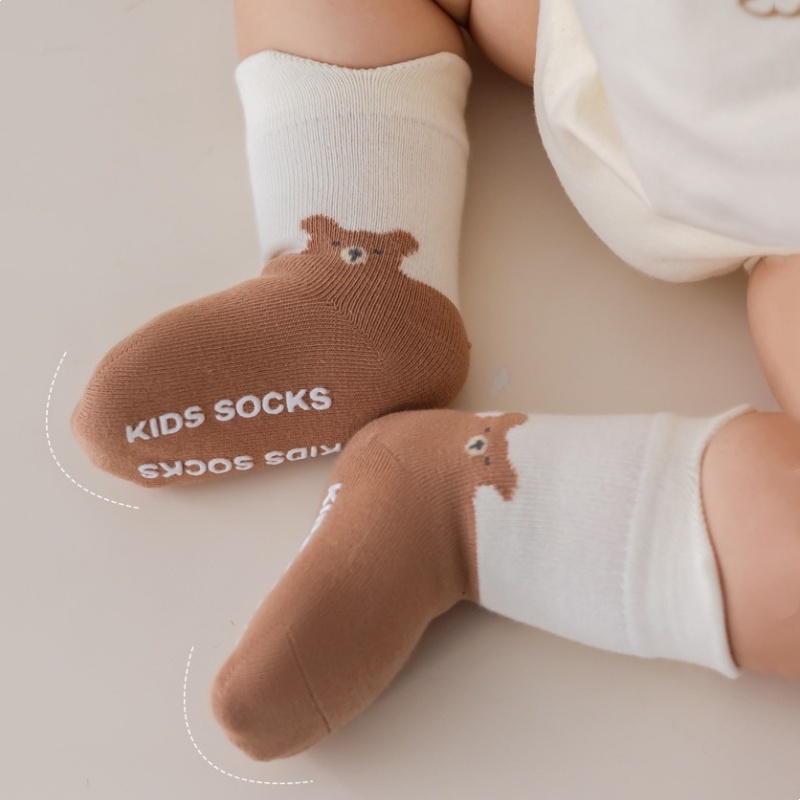 Newborn Baby Floor Socks Carto - Unisex Baby Socks Non Slip 评论和价格