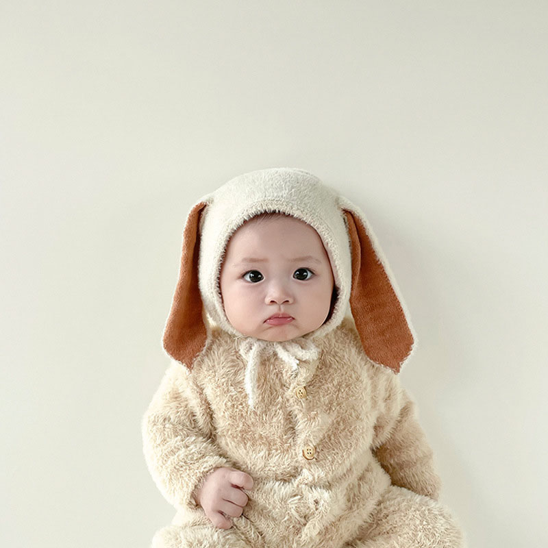 Winter Plush Baby Bunny Hat Wi - Infant Beanie Hat With Ears 评论和价格