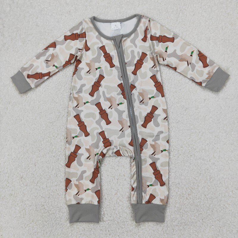 8.21 Bamboo Fly Blue Pumpkin L - Cotton Baby Onesies Zipper 评论和价格