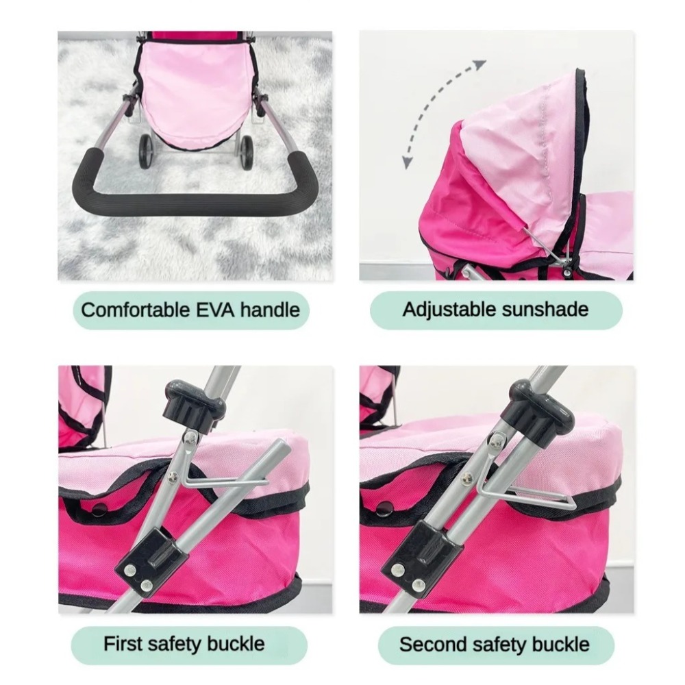 Doll Stroller for Kids Foldabl - Lightweight Foldable Baby Stroller Compact 评论和价格